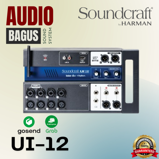 MIXER DIGITAL SOUNDCRAFT UI12 / UI 12 / UI-12 ORIGINAL