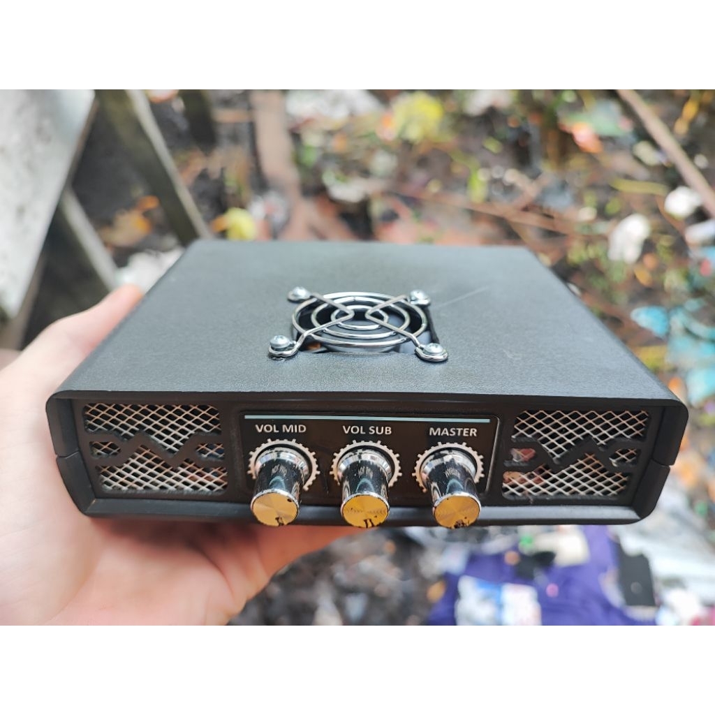 amplifier rakitan 2.1 DC 12-24v buat di mobil dan rumahan