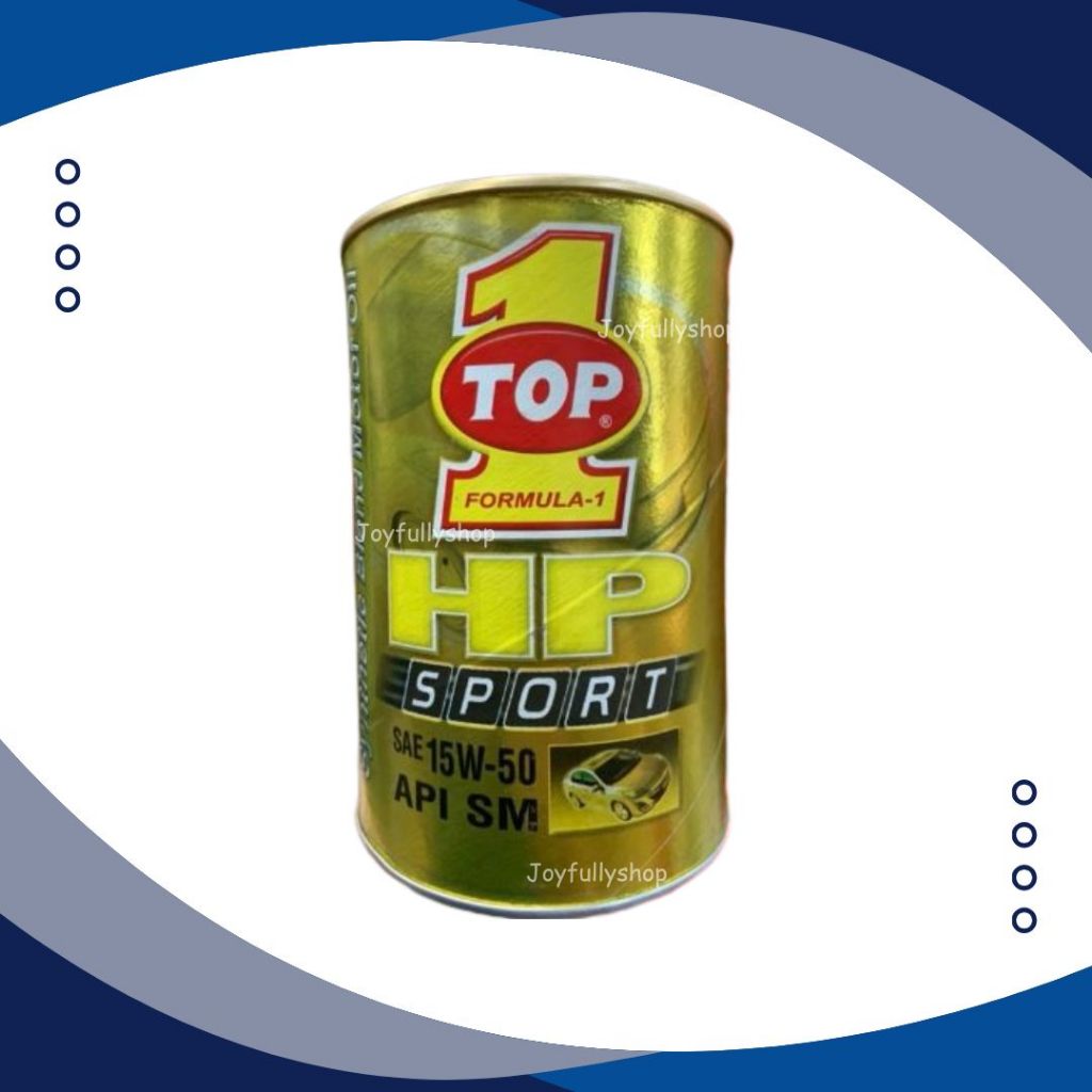 OLI MOBIL TOP1 HP SPORT 15W-50 API SM KALENG 1 LITER