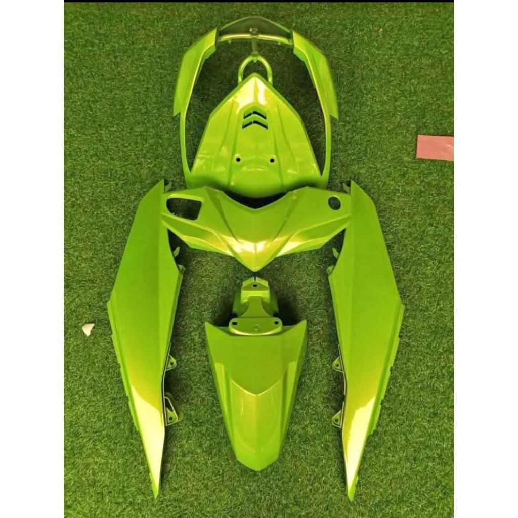 full body halus beat fi warna hijau lembayung gold