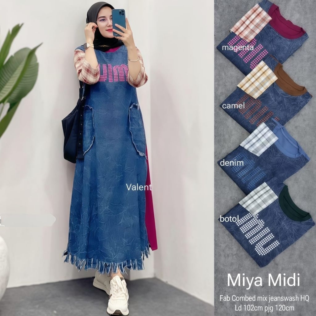 DRESS MIYA MIDI BY VALENT