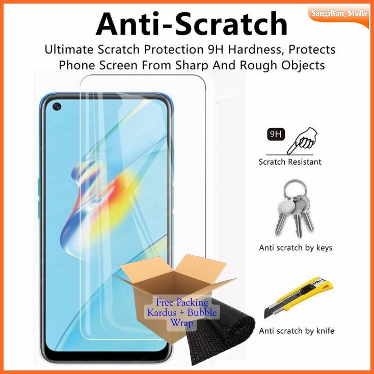 Tempered Glass Clear Universal 4,5 inch/4,7 inch/5 inch/5,3 inch/5,5 inch Anti Gores Kaca TG Bening 