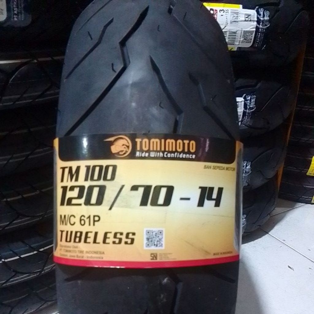 ban tubeless Tomimoto untuk Vario 160 roda belakang Tomimoto