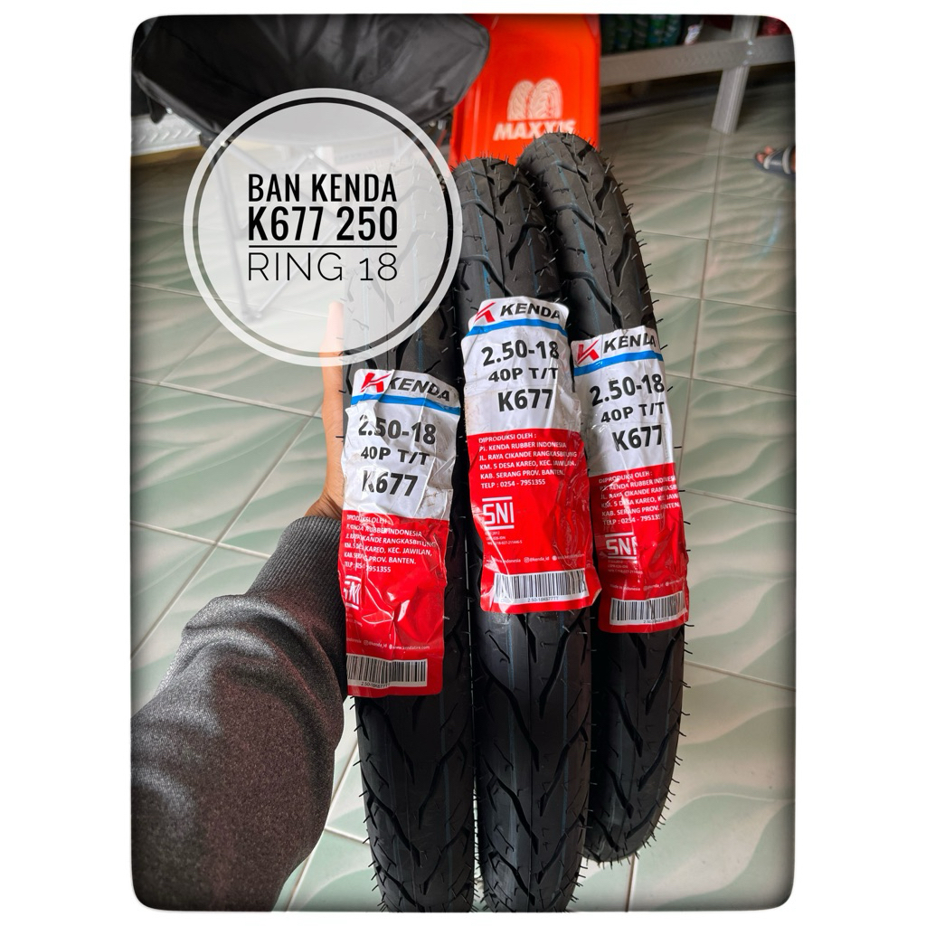 Ban Kenda ring 18 ukuran 250 terbaru / Ban Kenda 250 ring 18 pembuatan terbaru bijian