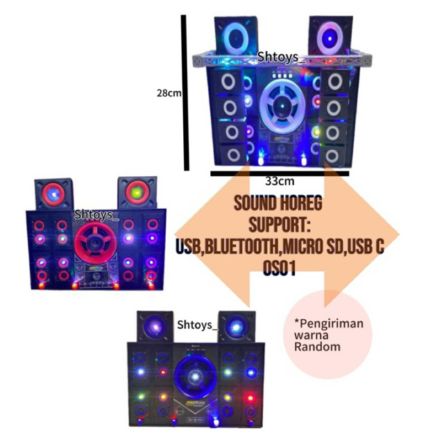 Jual Mainan Miniatur Sound Horeg Besar Bluetooth Terbaru OS01