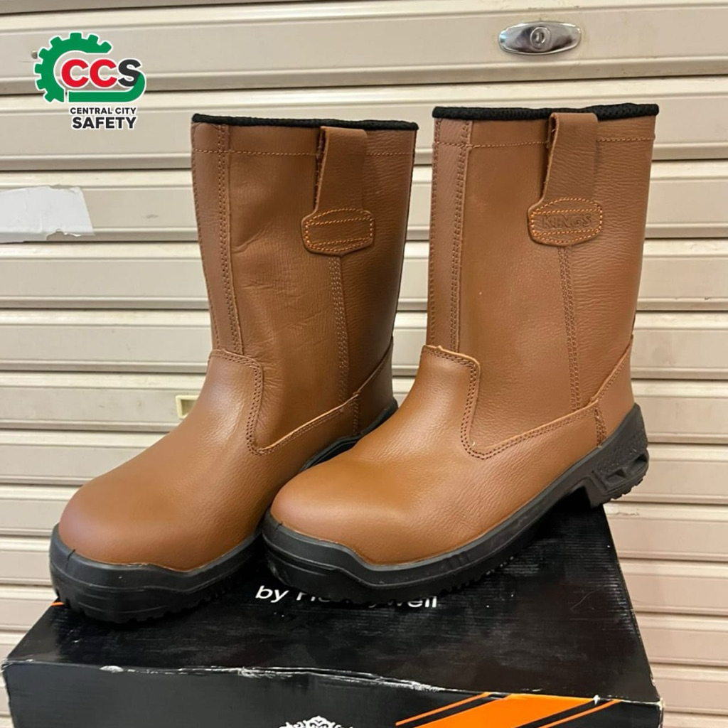 Sepatu Safety King’s By Honeywell KWD 205 CX Brown - Safety Shoes Separu Proyek Original