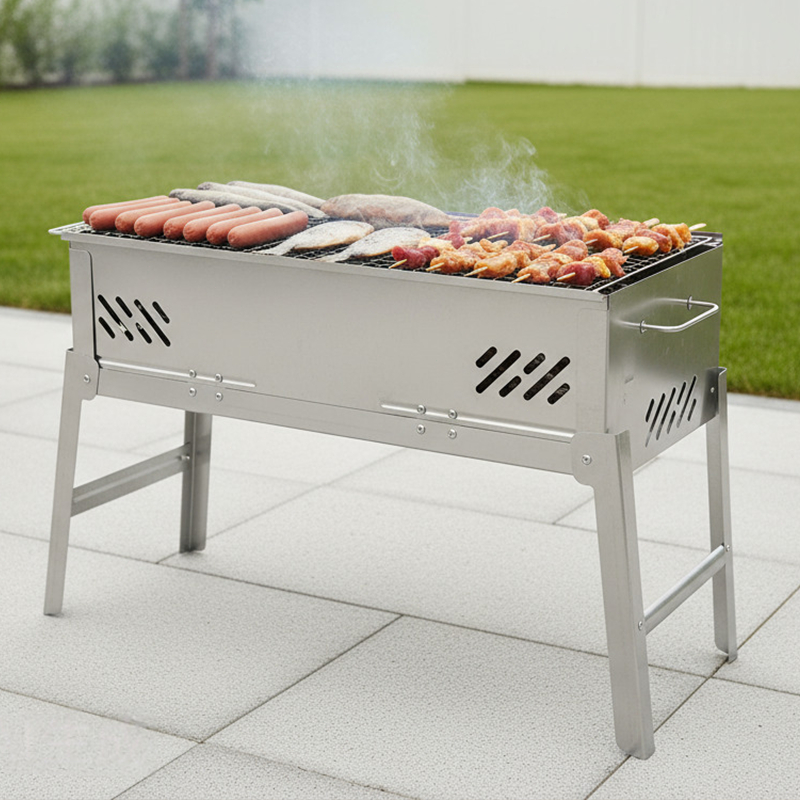 Alat panggangan ikan sosis ayam panggangan sate arang alat pemanggang roti bakar anti lengket kompor