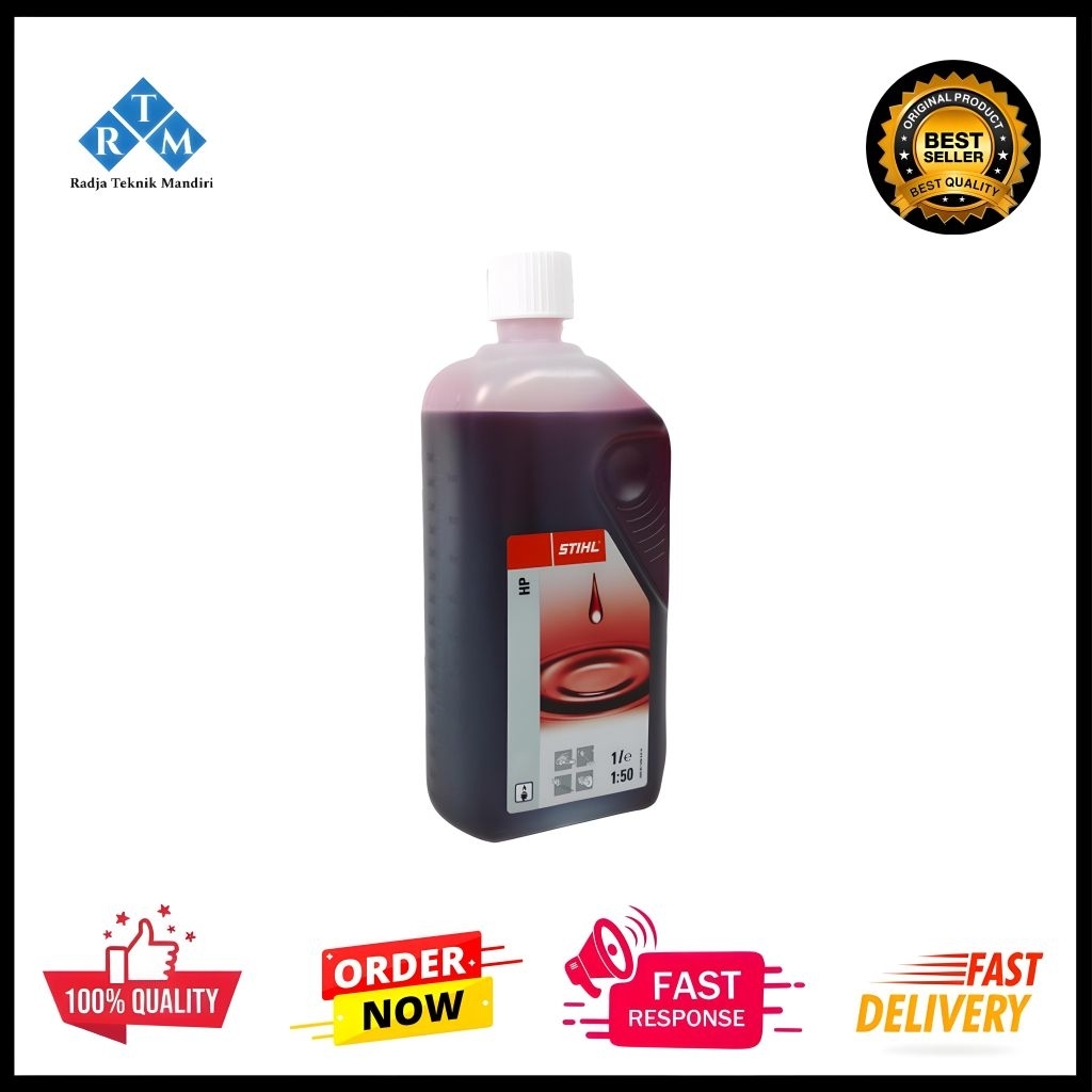 STIHL Oli 2 Tak 1 Liter Oli Mesin 2 Tak Oli Mesin Chainsaw Gergaji Potong Mesin Oli Potong Rumput 2 