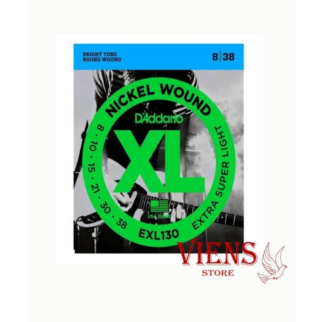 Senar Gitar elektrik d'addario daddario D'ADDARIO EXL130
