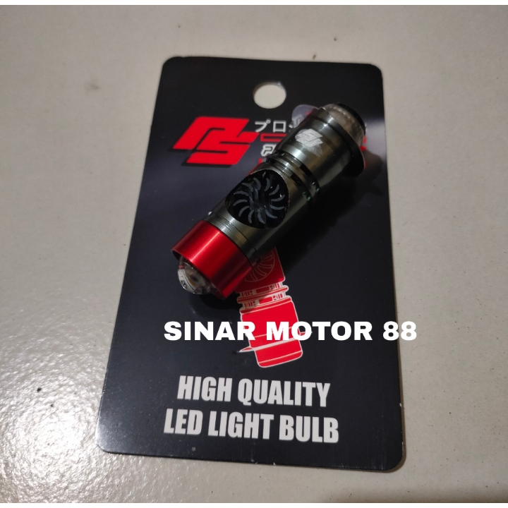 Lampu Utama Motor H6 Laser + Kipas Jauh Dekat Putih Kuning - Led Laser H6 Bebek Matic Universal lamp