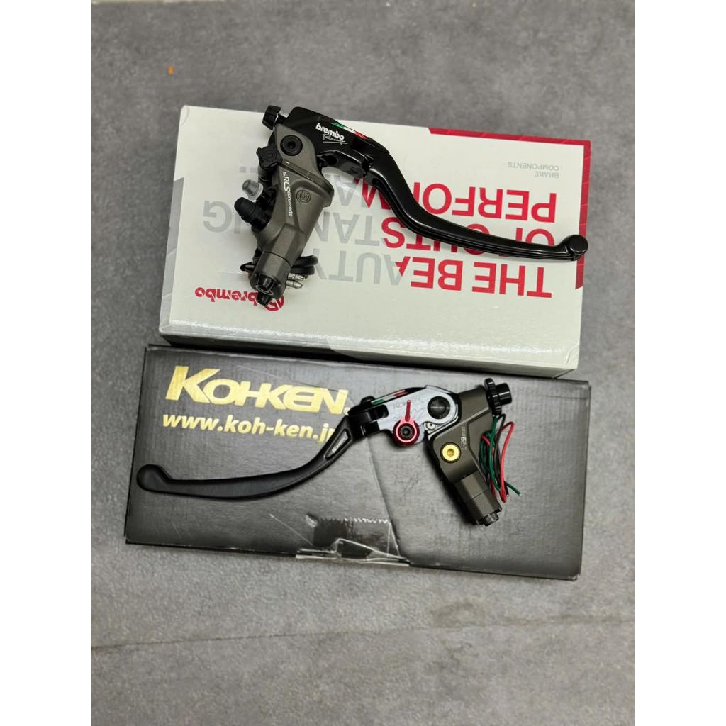 master rem brembo rcs 15 original + handle kanan kohken