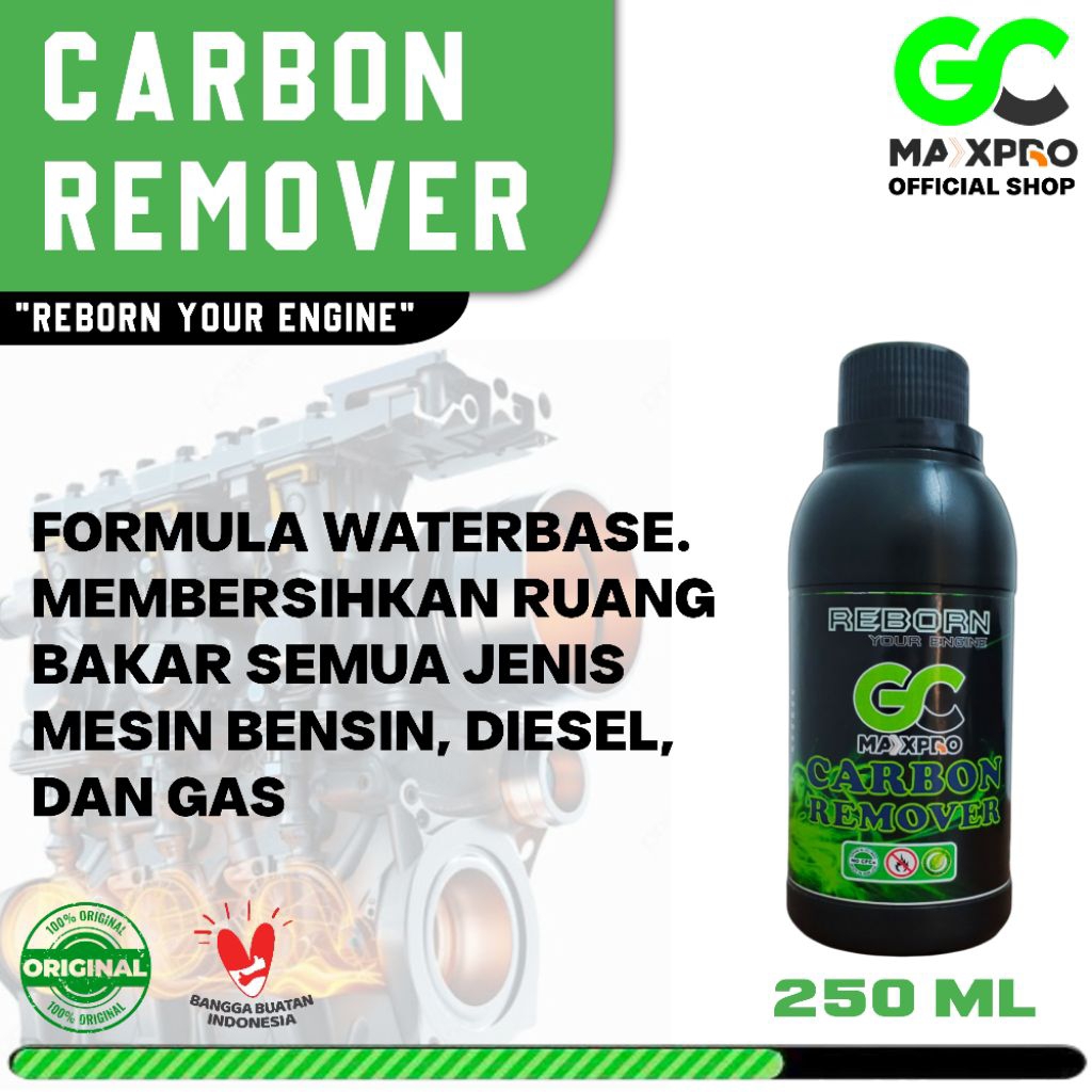 GC MAXPRO Cairan Gurah Carbon Cleaner,  Carbon Remover 250ml Original