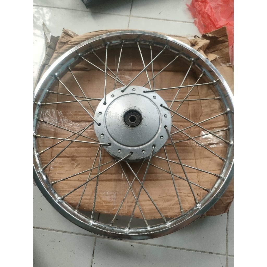 velg depan Supra fit Supra 125 grand Astrea prima non cakram original