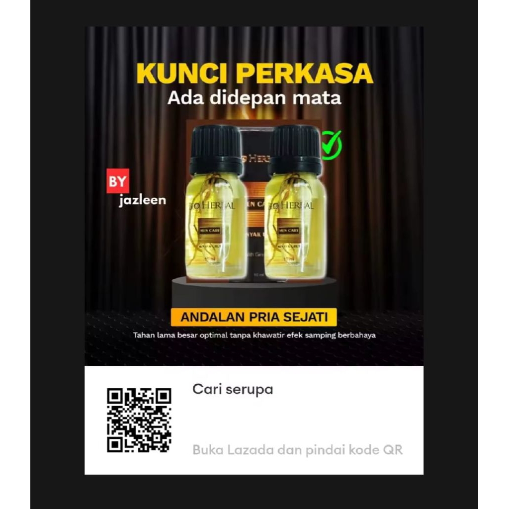 Terlaris bio herbal - Obat kuat Oles Pria Tahan Lama 3 jam Tanpa Efek Samping Kuat Dan Tahan Lama 5 