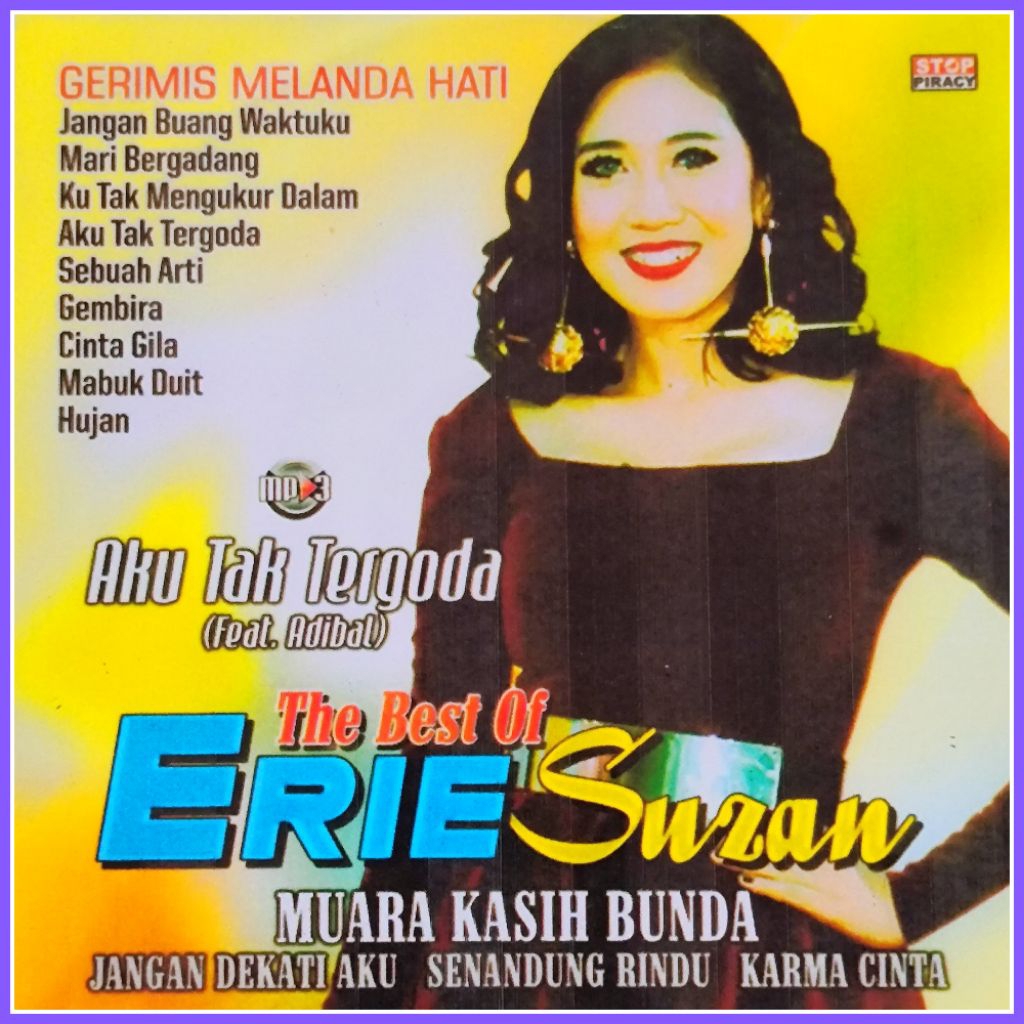 Kaset MP3 Audio 159 Lagu Dangdut Kristina - Erie Suzan - Cici Paramida - Inul Daratista Album Piliha