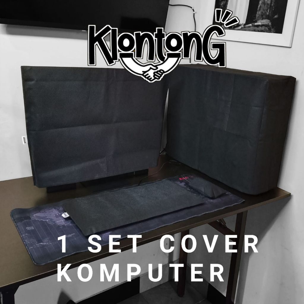 1 SET PELINDUNG KOMPUTER/SARUNG KOMPUTER/COVER KOMPUTER