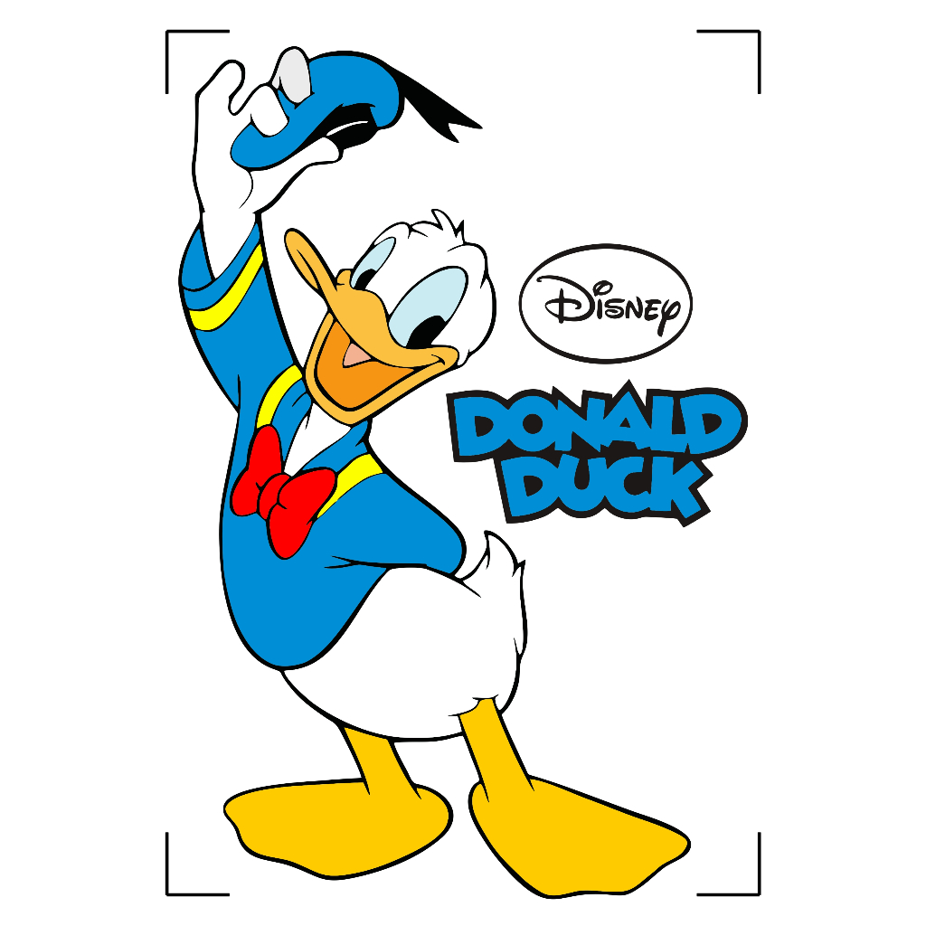 TD019- STICKER DONALD DUCK, AKSESORIES STIKER DONALD DUCK, DONALD DUCK STICKER, DONALD DUCK STIKER, 