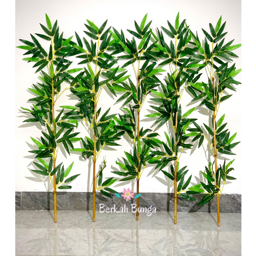 Batang Bambu 110cm/Bunga batang bambu ulir plastik hias artificial Hias Plastik dekorasi rumah