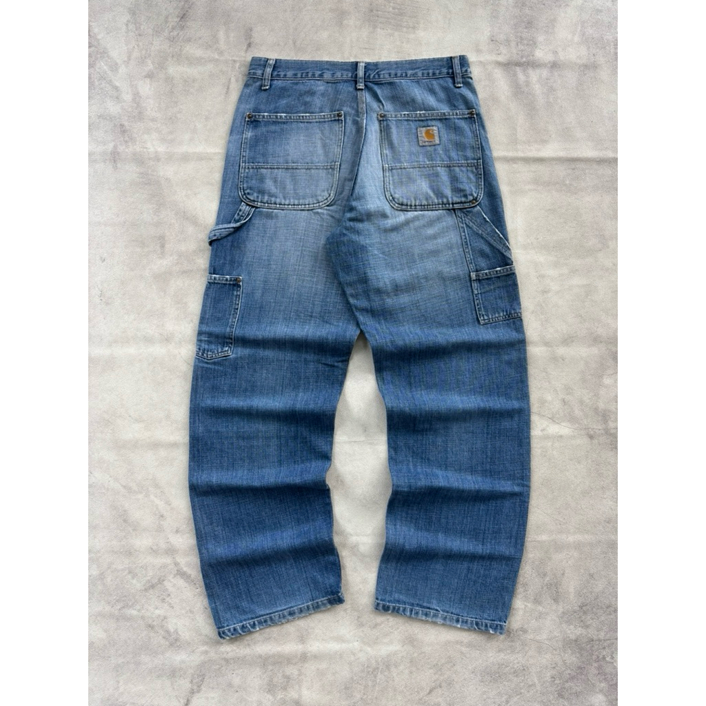 carhartt double knee pat jeans size 34 second