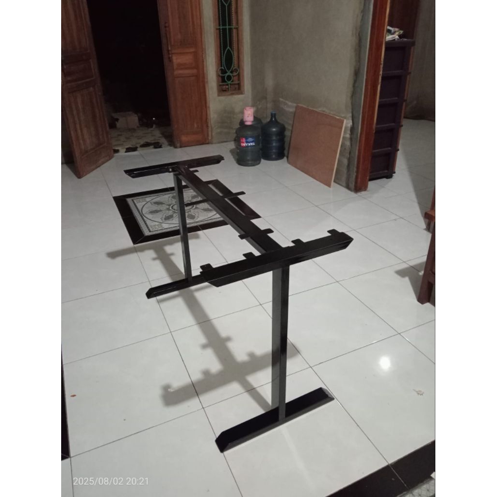 kaki meja besi holo 3x6