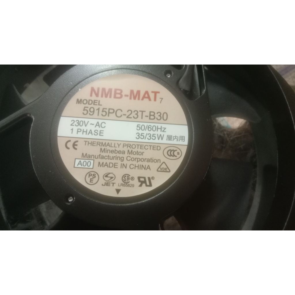 NMB 5915PC-23T-B30 230AC 50/60HZ 1phase 35/35 kipas panel cooling fan