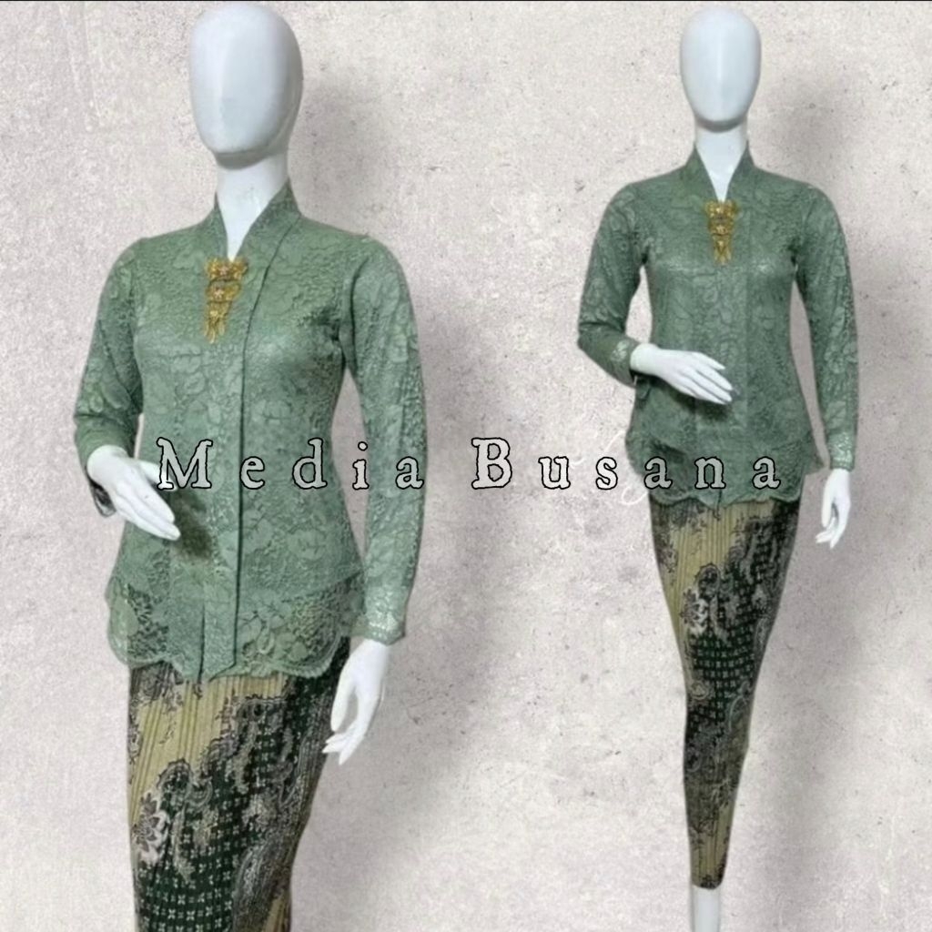 Media kebaya - kebaya Kartini - floy brokat - kebaya Kartini modern - kebaya wisuda - kebaya kekinia