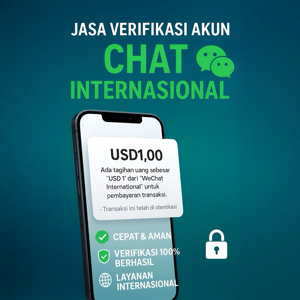 verifikasi akun wechat internasional