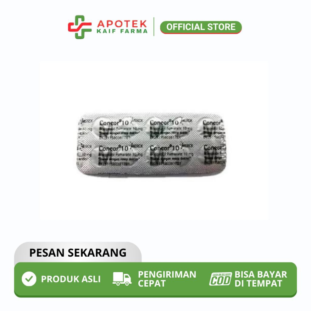 jual concor 10mg perstrippp