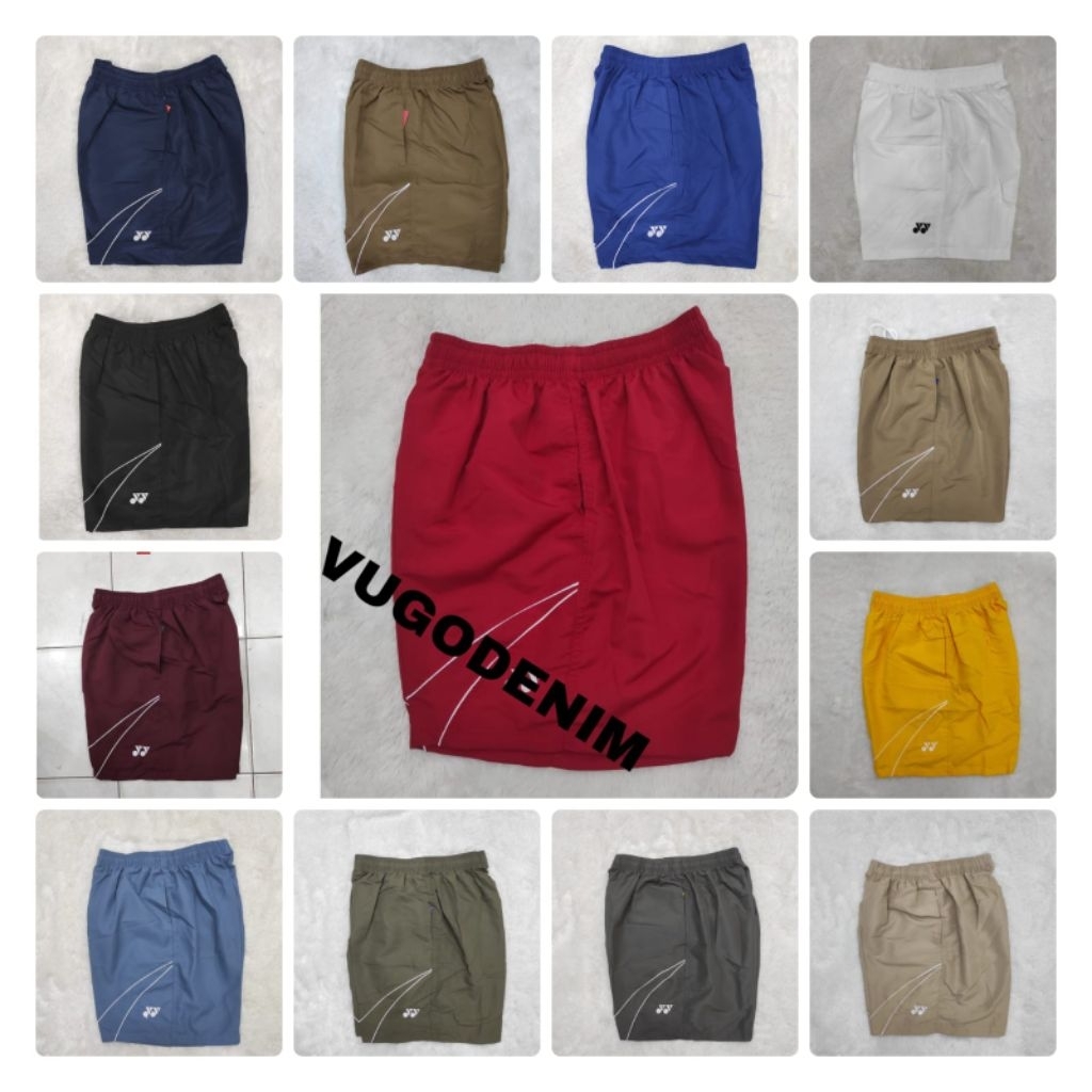 CELANA PENDEK OLAHRAGA / CELANA PENDEK BULU TANGKIS / CELANA PENDEK BADMINTON  / CELANA PENDEK PUTIH