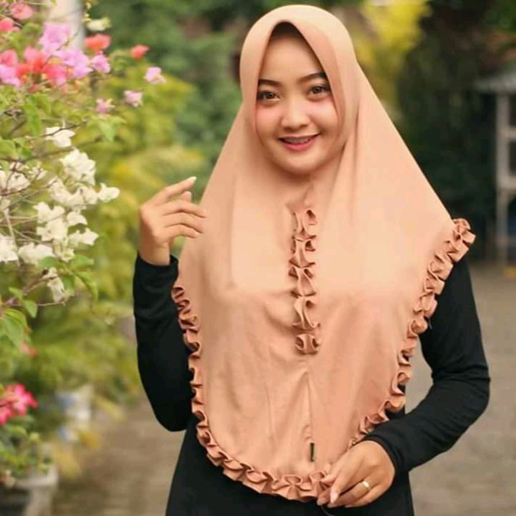 Hijab Instan Gotik Full Renda