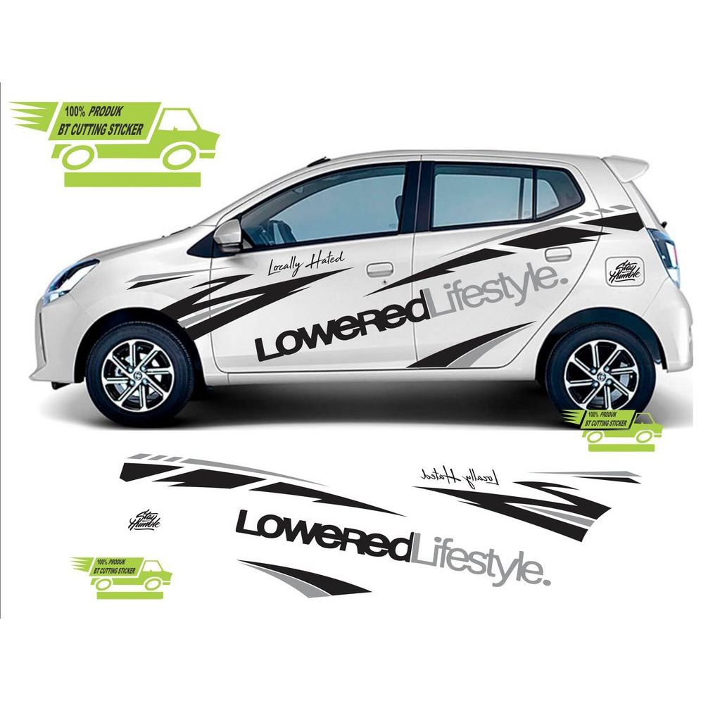sticker mobil agya // sticker agya sticker mobil agya sticker daihatsu ayla