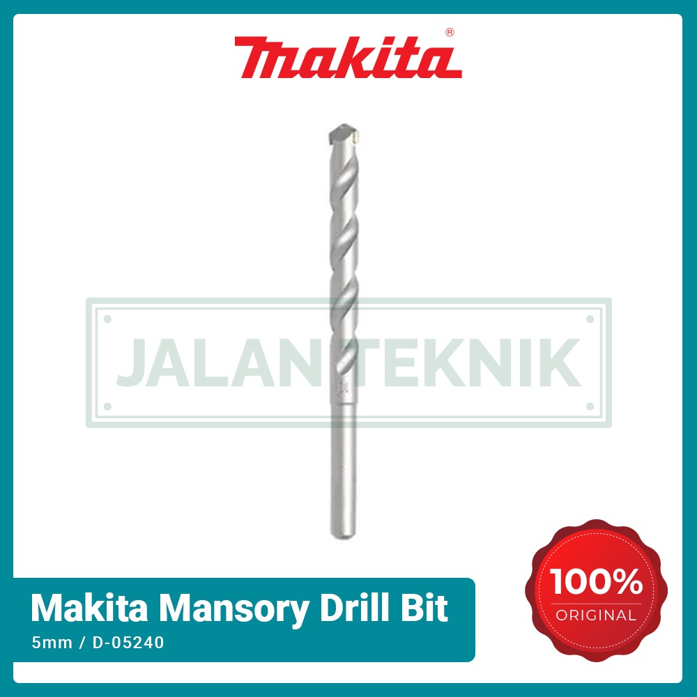 Makita 5mm Mata Bor Beton Masonry Drill Bits 5 x 85 D-05240