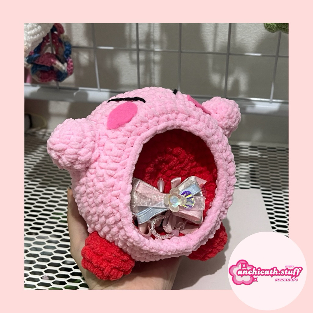 Kirby Doll Plushie | Storage Kirby Rajut Crochet