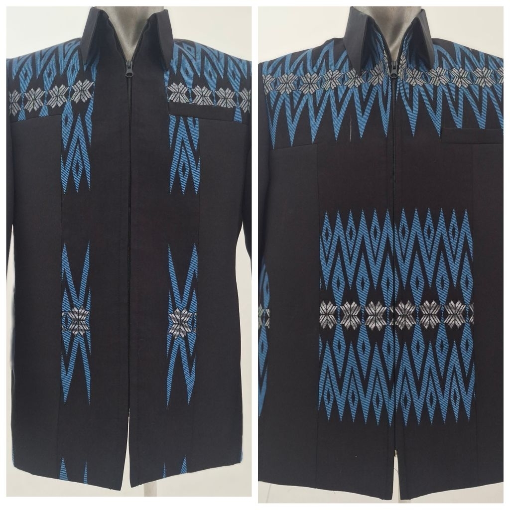 Jasket batik ulos / Jas jaket motif ulos / Jas jaket Pria / Jas Jaket ulos formal / Jas jaket formal