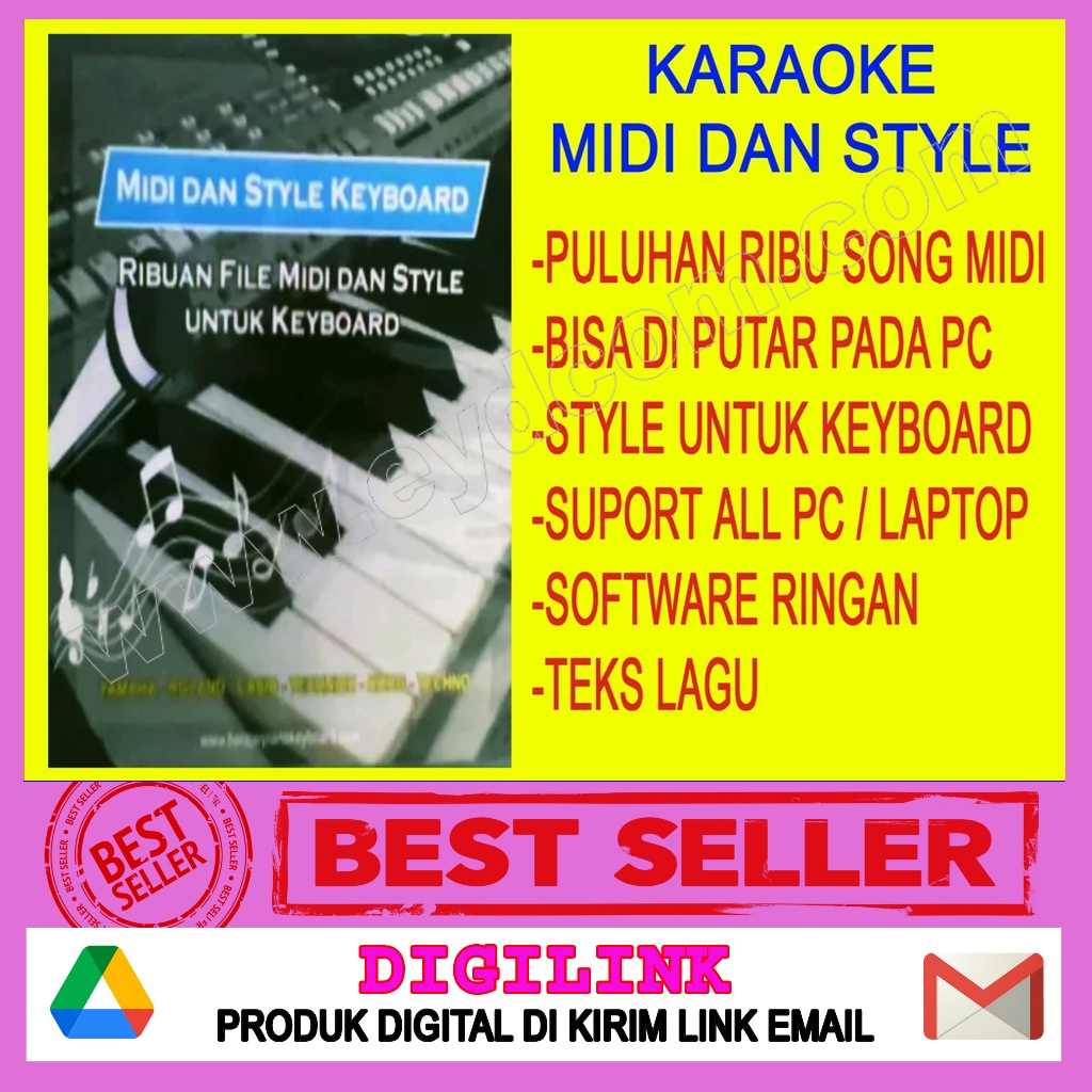 KARAOKE MIDI SONG DAN STYLE YAMAHA CASIO CORG ROLAND APLIKASI KAROKE SOFTWARE FOR PC