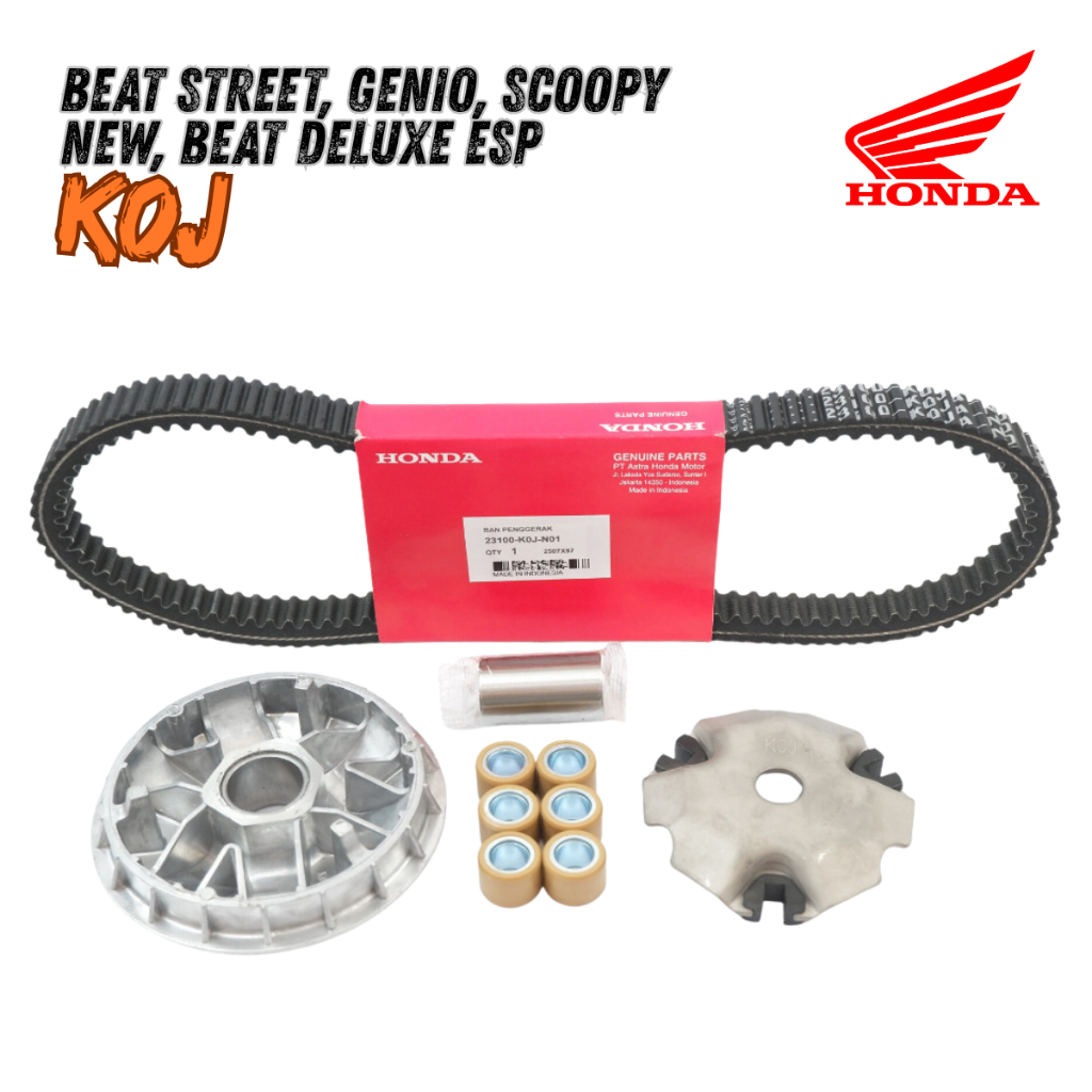 sparepart motor vanbelt beat deluxe 2020 - vanbelt genio KOJ