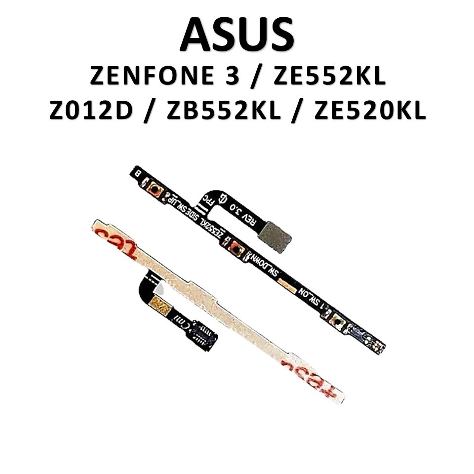 FLEXIBLE ON/OFF+VOLUME ASUS ZENFONE 3 / ZE552KL / Z012D / ZB552KL / ZE520KL ORIGINAL 100%