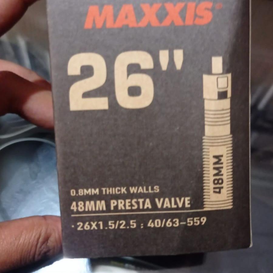 BAN DALAM MAXXIS 26X1.50/2.50 PRESTA ATAU DOP MOTOR
