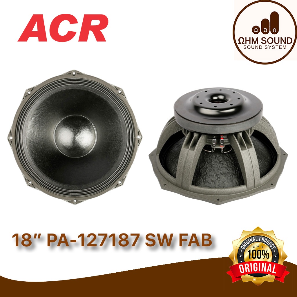 PROMO Speaker ACR 18" PA-127187 SW FAB ACR SPEAKER 18inch pa 127187 sw fab ORIGINAL
