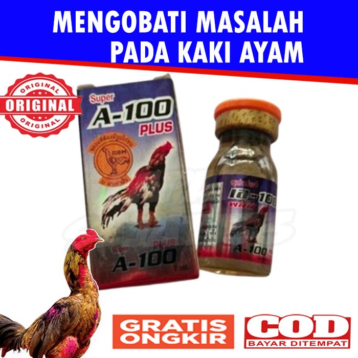 A100 PLUS A 100 Plus Obat Ayam Vitamin Ayam Setelah Tarung Mengatasi Turun Urat