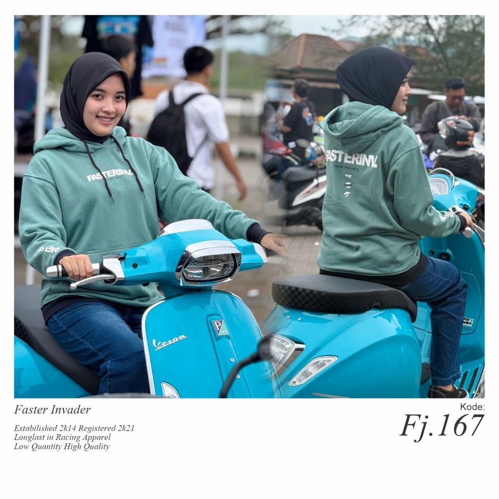 Jaket HoOdie faster invader fj167