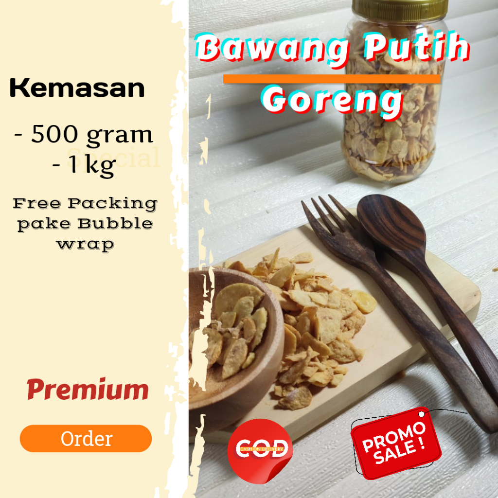 Bawang Putih 1 Kg Bawang Putih Goreng