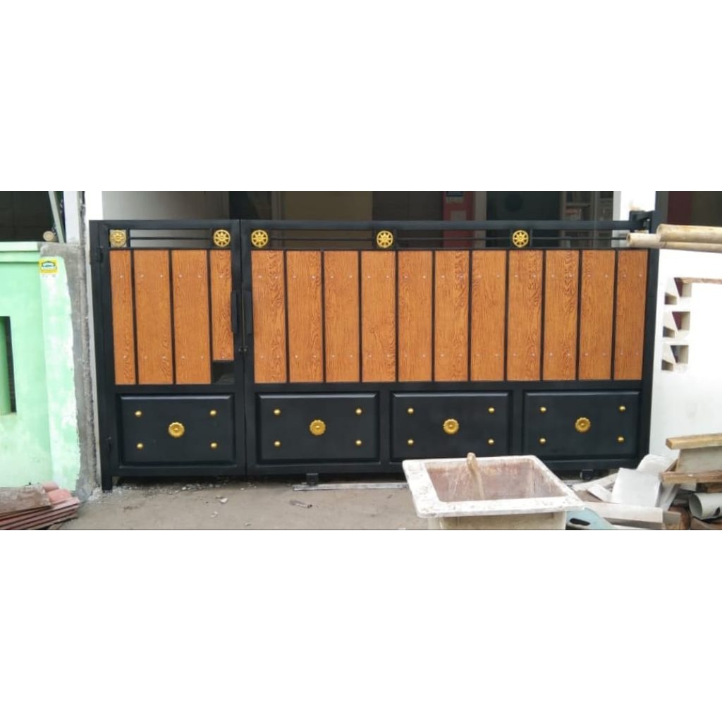 pagar besi lisplank grc