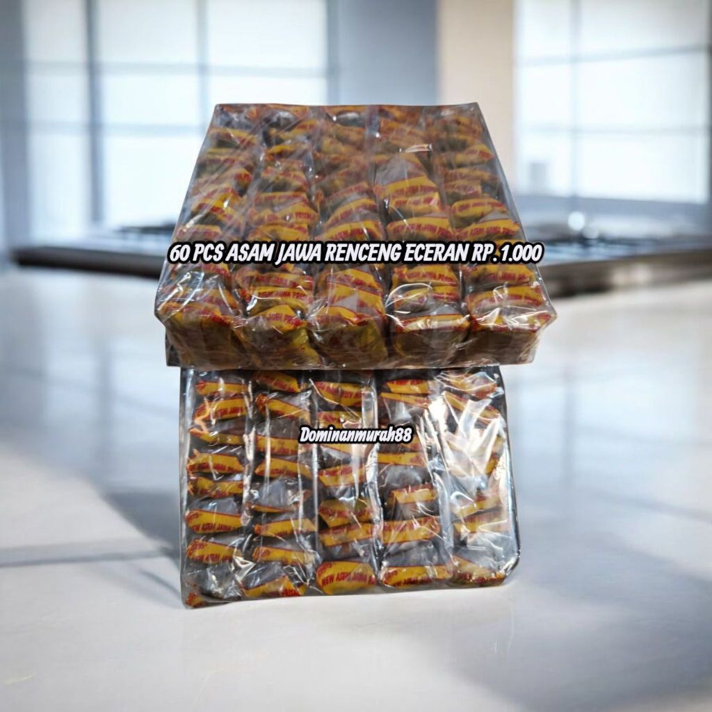 60 PCS ASAM JAWA RENCENG COKLAT ASLI ASEM ECERAN RP. 1.000 / ASAM / ASEM / ASAM JAWA / TAMARIN