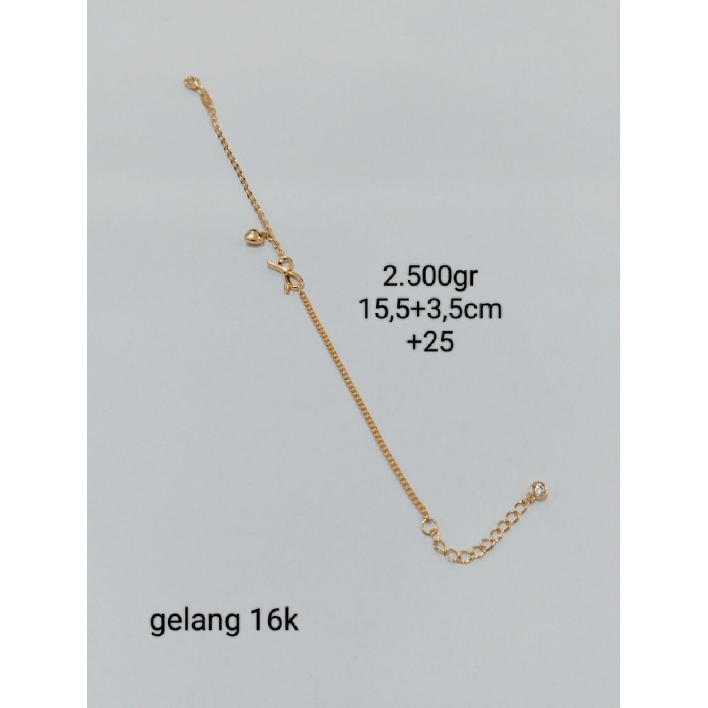 gelang emas 16k
