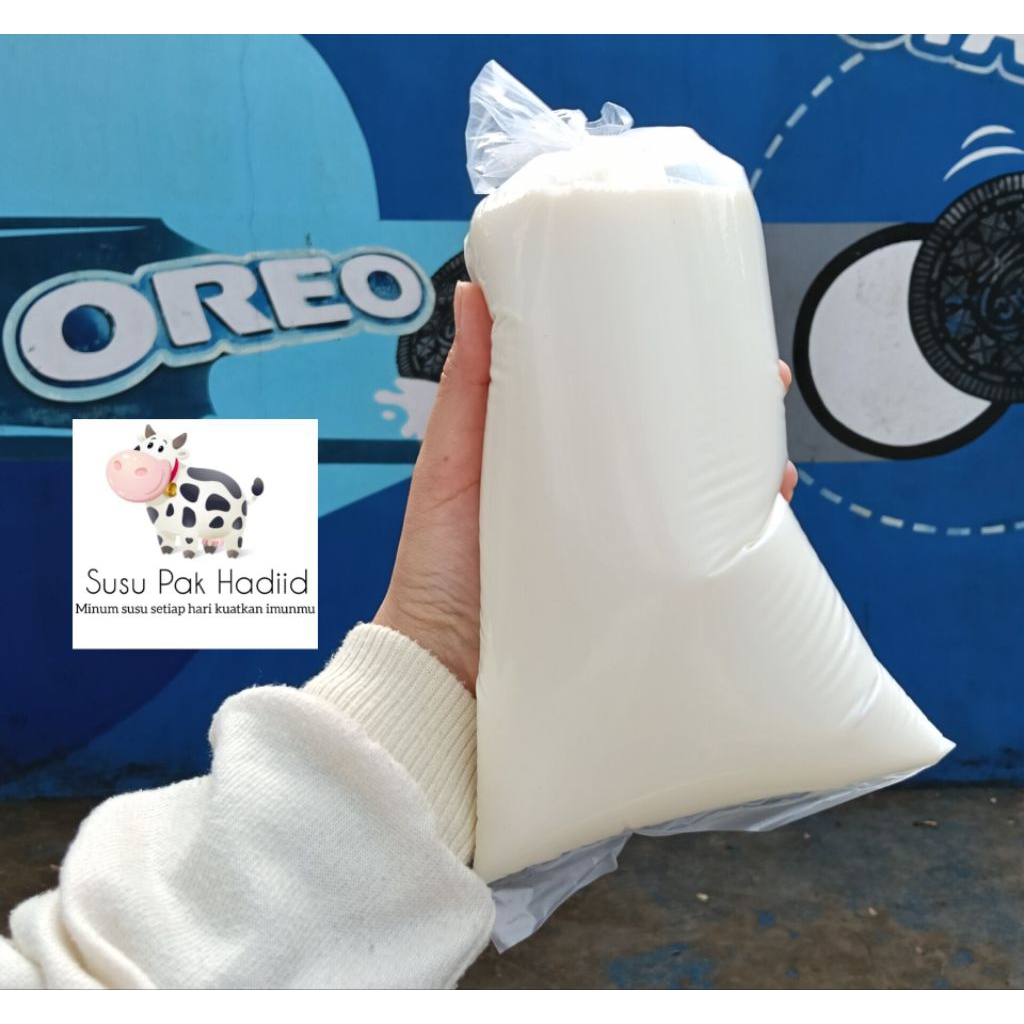 Susu sapi segar| Susu sapi murni mentah| Raw milk 1000 mili