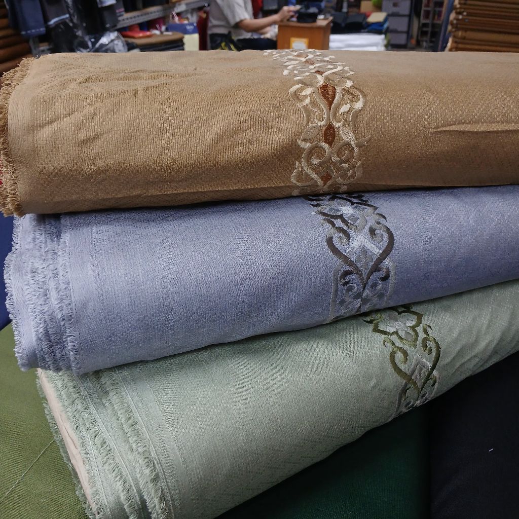 kain katun koko / Kain katun koko bordir per 25 cm