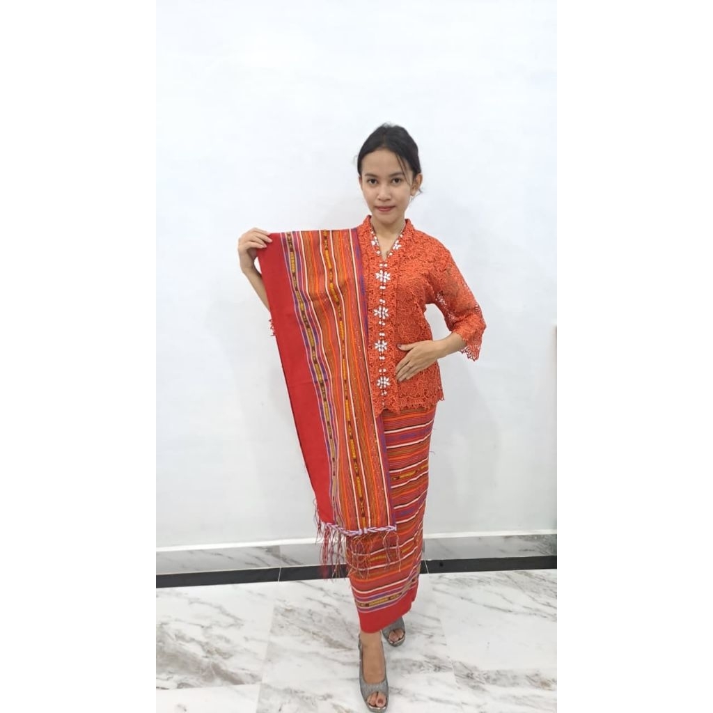 Set Kebaya Rok Selendang