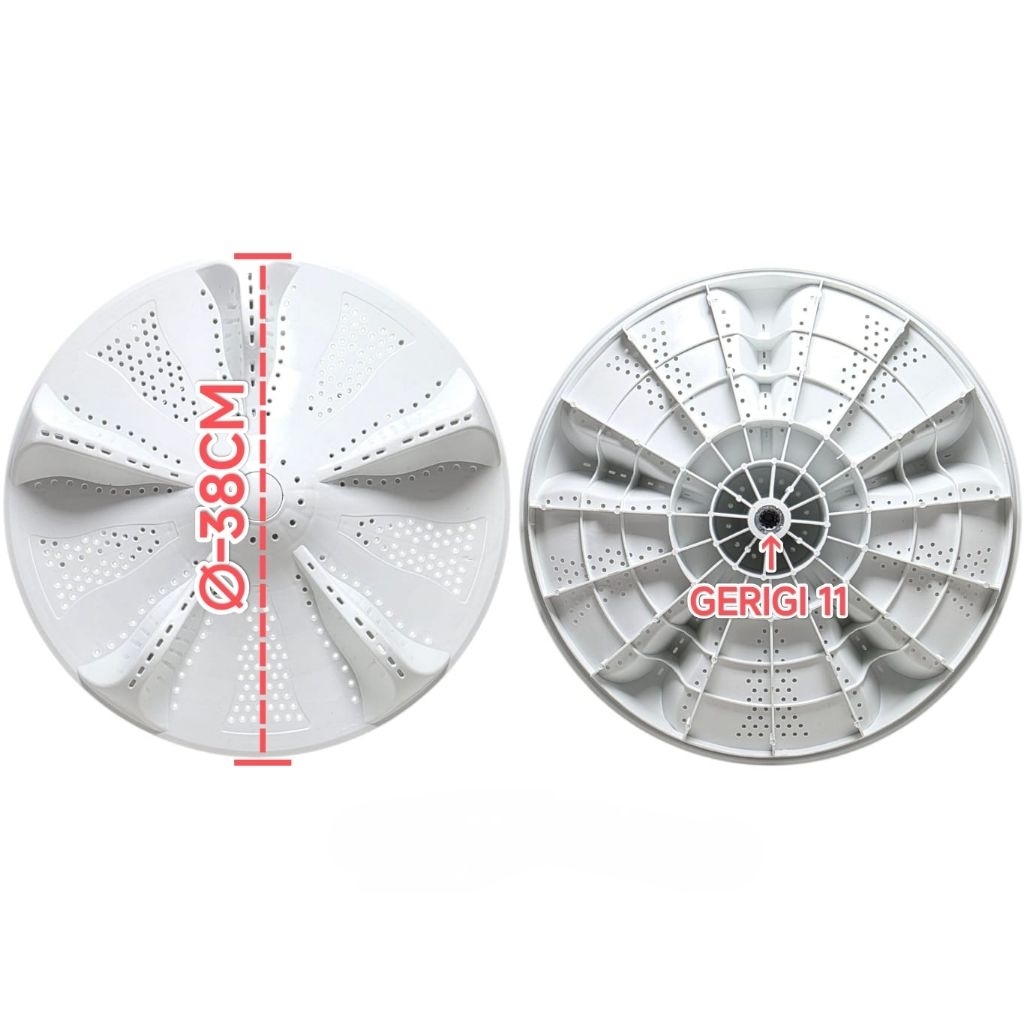 PULSTATOR MESIN CUCI OTOMATIS AQUA TOP LOADING