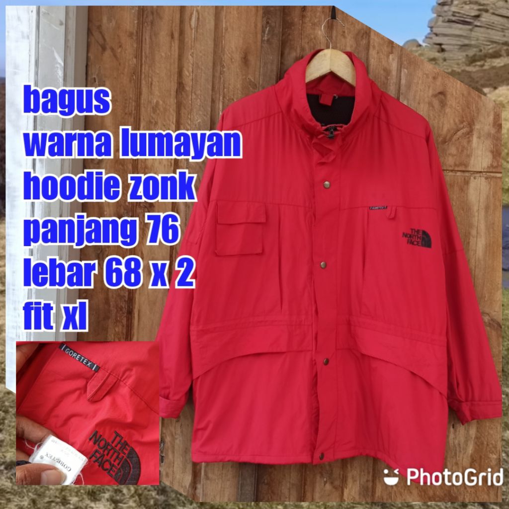 jaket gunung outdoor vintage the North pace tnf